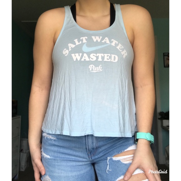 Blue salt water wasted tank top - Picture 1 of 1